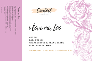 “I Love Me, Too” candle